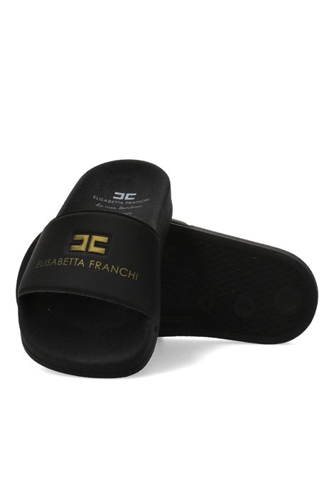 Ciabatta con logo ELISABETTA FRANCHI KIDS | F4A0-E06071745999